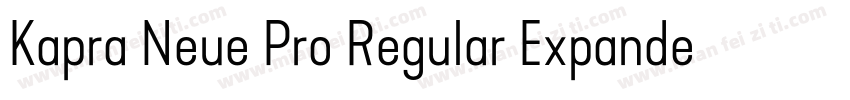 Kapra Neue Pro Regular Expanded Rou字体转换